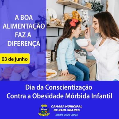 Dia da Conscientização Contra a Obesidade Mórbida Infaltil