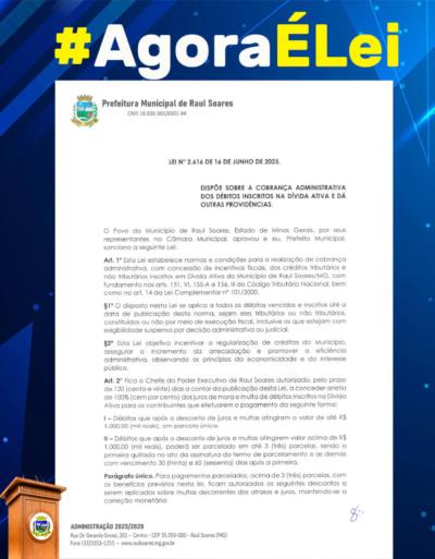 Leis Municipais Nº 2616/2025
