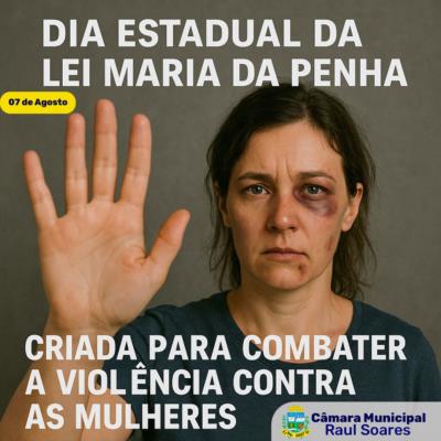 Dia Estadual da Lei Maria da Penha