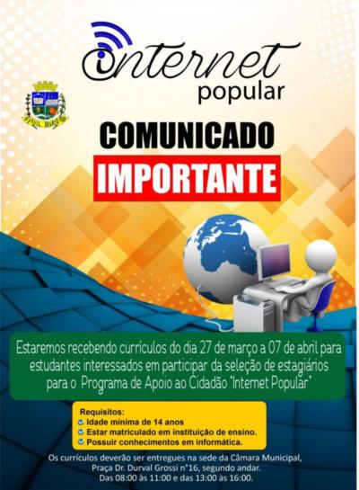 Programa de Apoio ao Cidadão -Internet Popular-