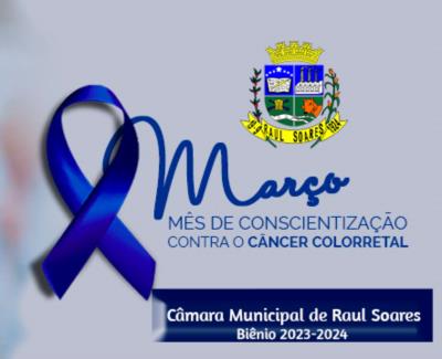 Conscientização contra o câncer colorretal ou câncer de intestino