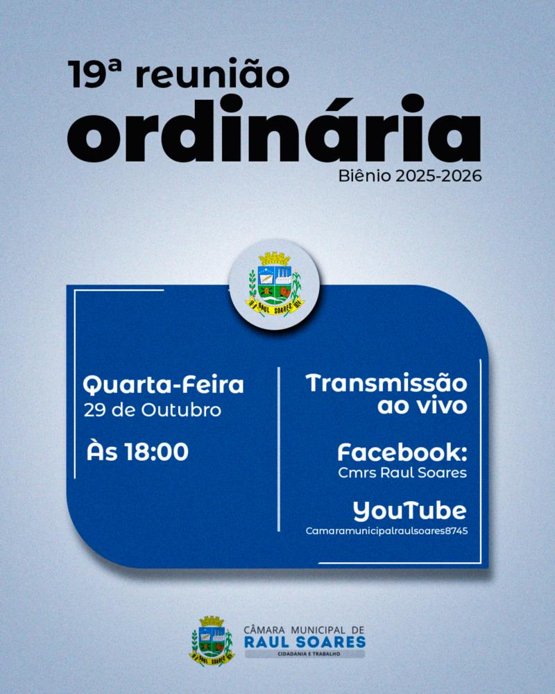 19º Reunião Ordinária