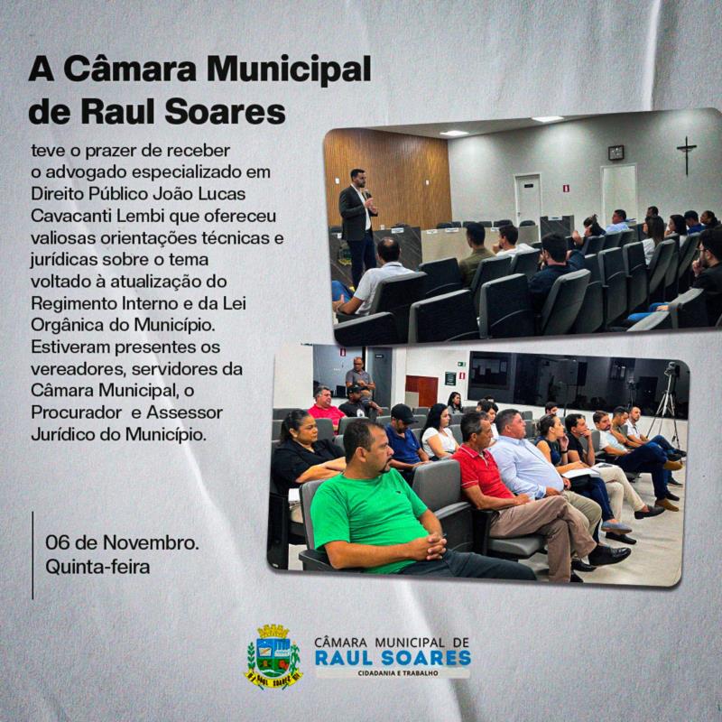 Atualização da Lei Orgânica e Regimento Interno