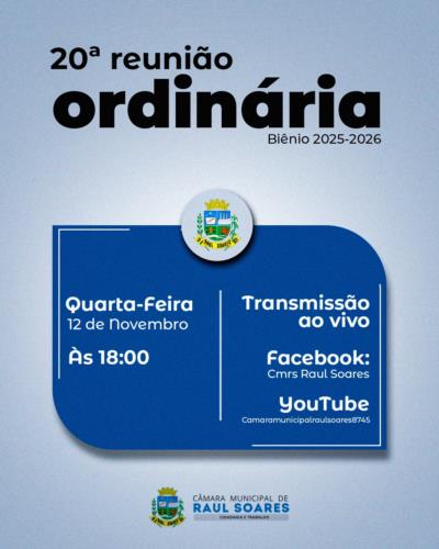 20º Reunião Ordinária