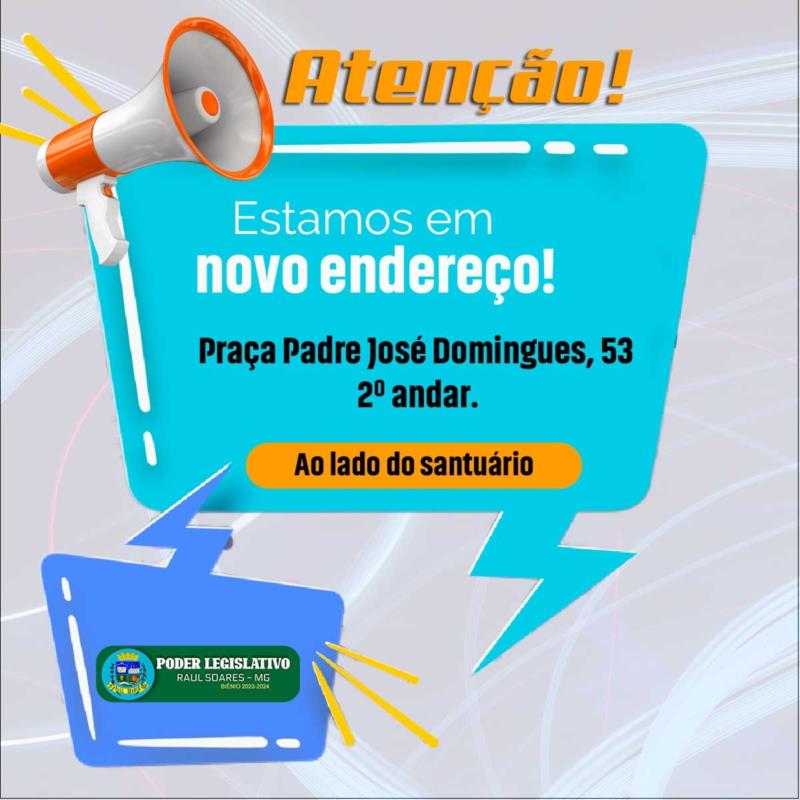 Novo endereço