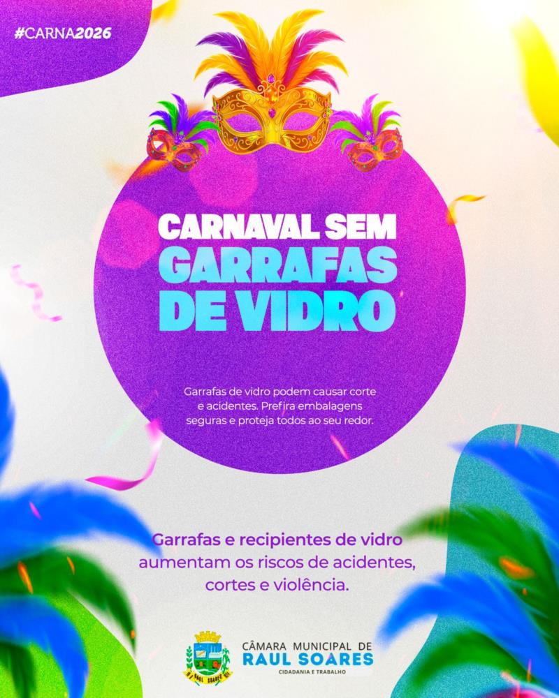 CARNAVAL SEM GARRAFAS DE VIDRO