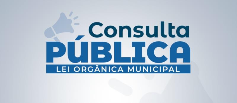 CONSULTA PÚBLICA LEI ORGÂNICA MUNICIPAL
