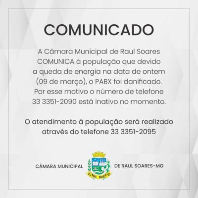 COMUNICADO