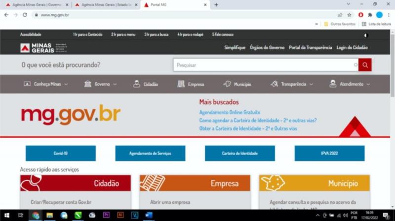 ESTADO LANÇA NOVO PORTAL MG PARA MELHORAR ACESSO A MAIS DE 1.100 SERVIÇOS PÚBLICOS